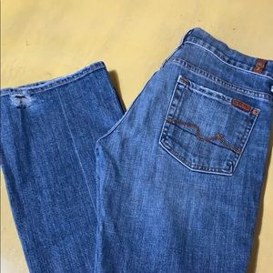 Women’s 7 for all mankind boy cut, button up.